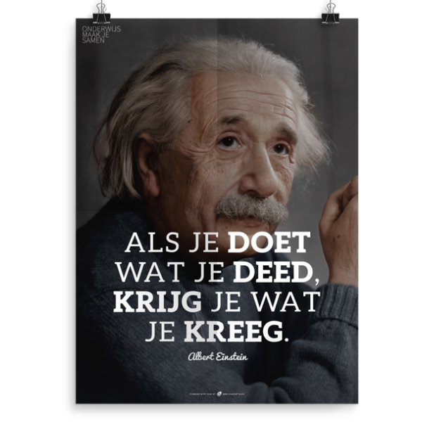 Prikkelende poster: Als je doet wat je deed, krijg je wat je kreeg