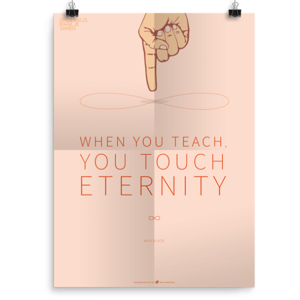 Prikkelende poster:  Touch eternity   