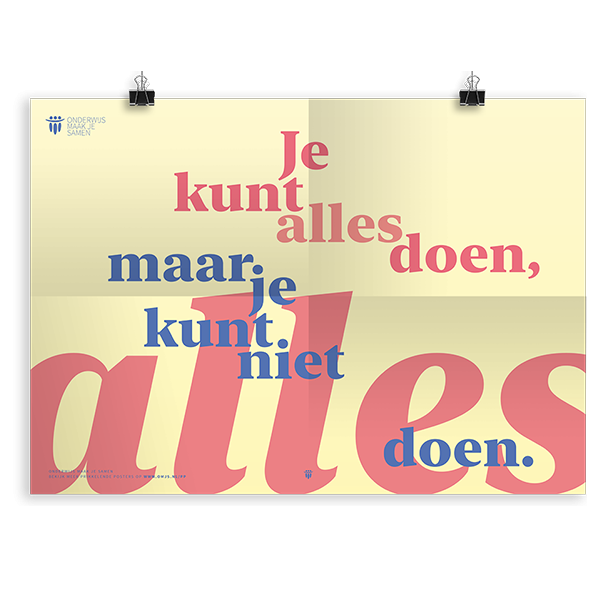 Prikkelende Poster: Je kunt alles doen