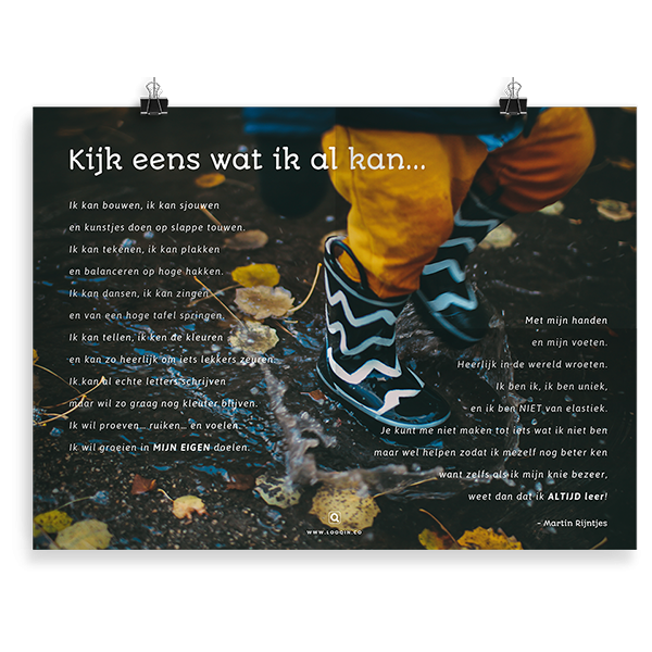 Prikkelende poster: Kijk eens wat ik al kan
