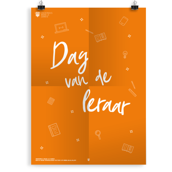 Prikkelende poster: Dag van de leraar