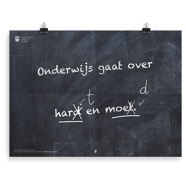 Prikkelende poster:  Hard/t en moet/d