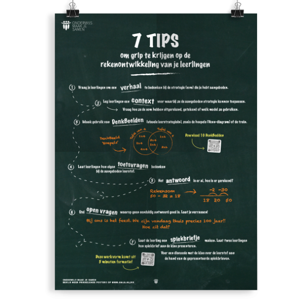 Prikkelende poster: 7 tips rekenontwikkeling