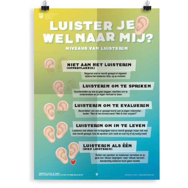 Prikkelende poster: Luister je wel naar mij?