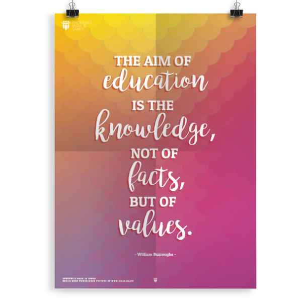 Prikkelende poster: The aim of education