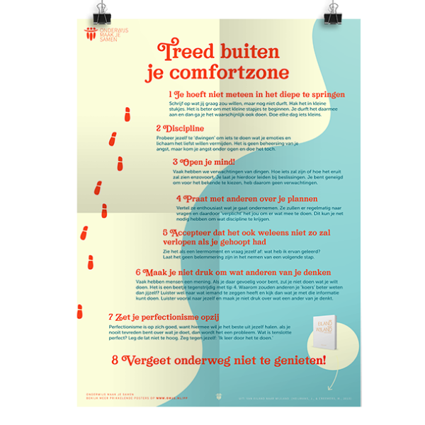 Prikkelende poster: Treed buiten je comfortzone