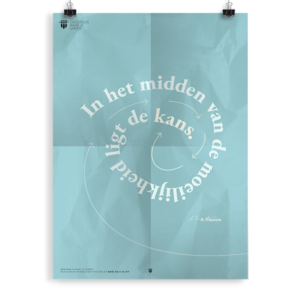 Prikkelende poster: In het midden van de moeilijkheid
