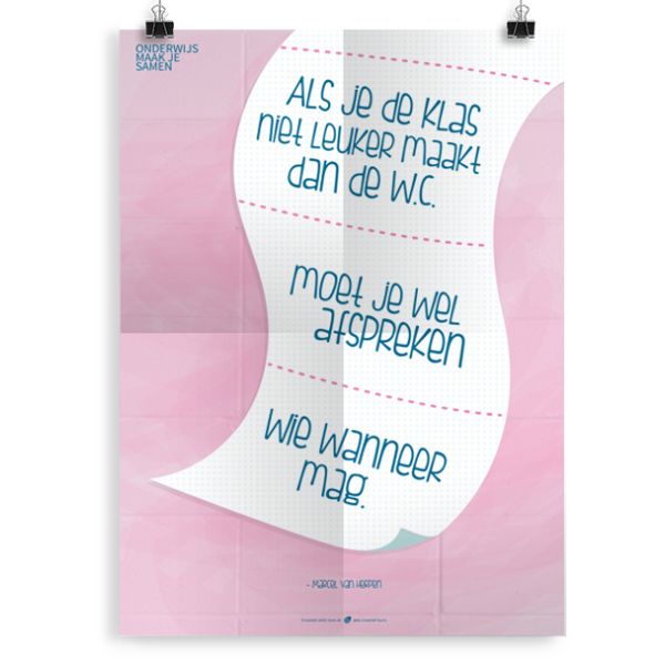 Prikkelende poster: Wc papier