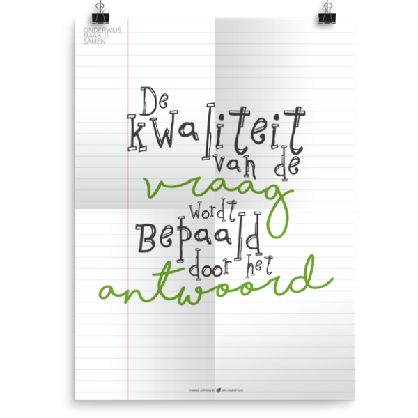 Prikkelende poster: Kwaliteitvraag