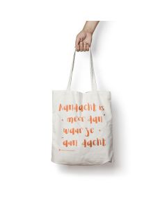 Tas 'Aandacht is meer dan waar je aan dacht'