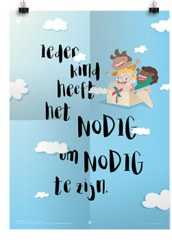 Prikkelende poster: Ieder kind heeft het nodig