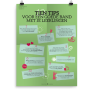 Prikkelende poster: Tien tips goede band leerlingen