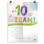 Prikkelende poster: Een 10 voor ons team