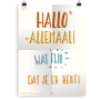 Prikkelende poster: Hallo allemaal
