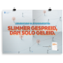 Prikkelende poster: Slimmer gespreid, dan solo geleid