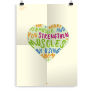 Prikkelende poster: The heart is a muscle