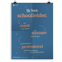 Prikkelende poster: Ik ben schoolleider