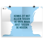 Prikkelende poster: Kennis zit niet alleen tussen de oren