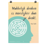 Prikkelende poster: Makkelijk denken