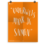Prikkelende poster: Onderwijs Maak Je Samen