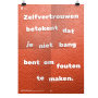 Prikkelende poster: Zelfvertrouwen