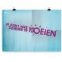 Prikkelende poster: Je kunt niet groeien
