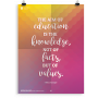Prikkelende poster: The aim of education