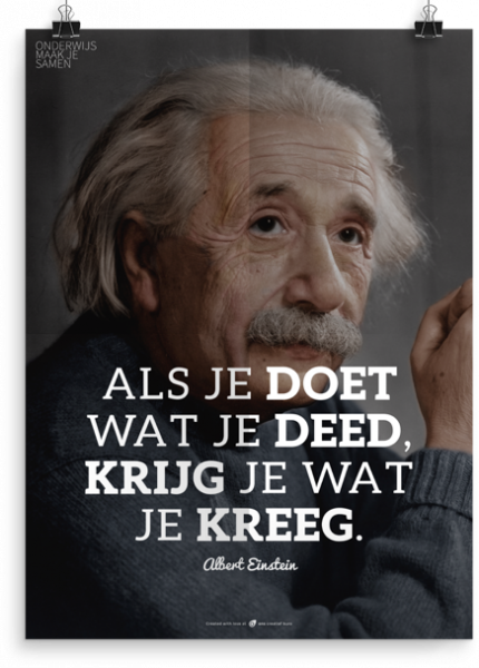 Prikkelende poster: Als je doet wat je deed, krijg je wat je kreeg