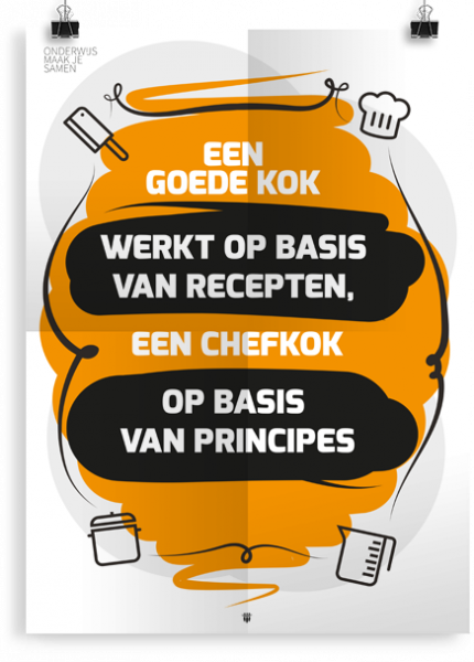 Prikkelende poster:  Een goede kok