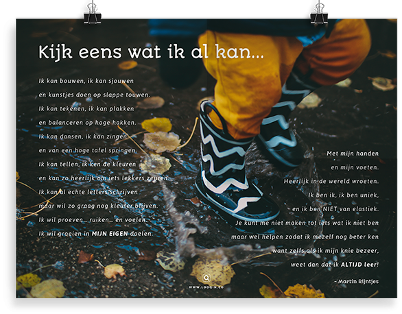 Prikkelende poster: Kijk eens wat ik al kan