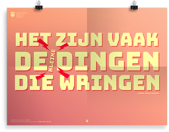 Prikkelende poster: De kleine dingen die wringen