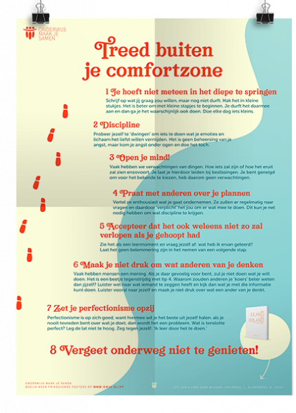 Prikkelende poster: Treed buiten je comfortzone