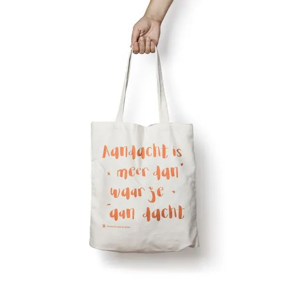 Tas 'Aandacht is meer dan waar je aan dacht'