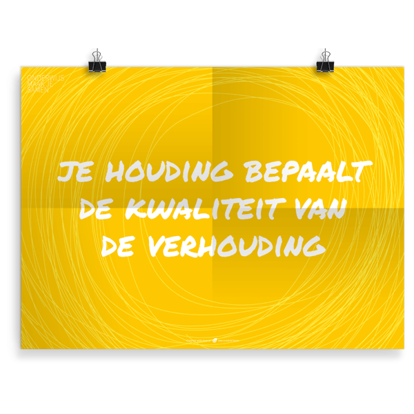 Prikkelende poster: Houding-Kwaliteit-Verhouding