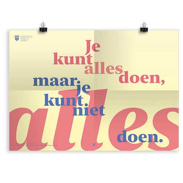 Prikkelende Poster: Je kunt alles doen