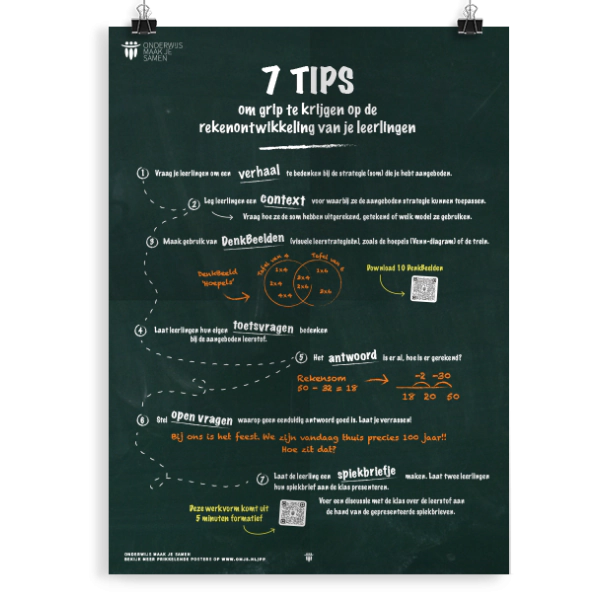 Prikkelende poster: 7 tips rekenontwikkeling