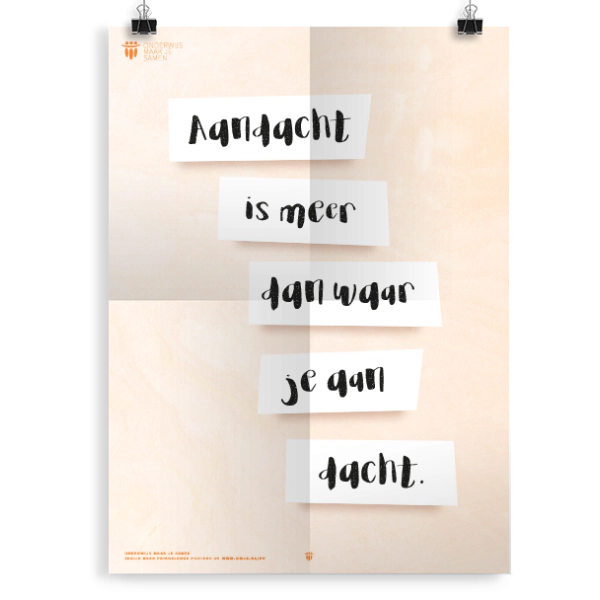 Prikkelende poster: Aandacht