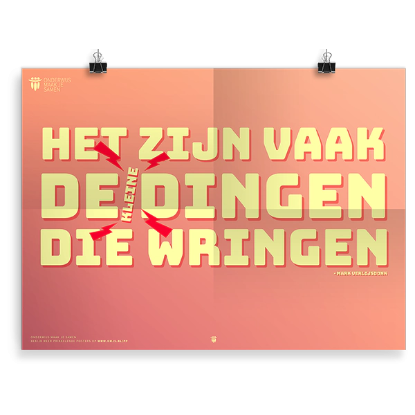Prikkelende poster: De kleine dingen die wringen