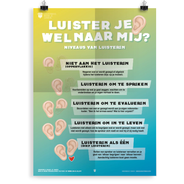 Prikkelende poster: Luister je wel naar mij?