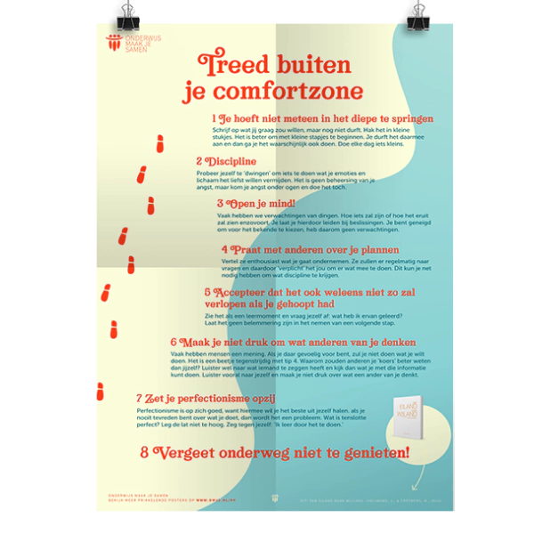 Prikkelende poster: Treed buiten je comfortzone