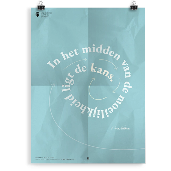Prikkelende poster: In het midden van de moeilijkheid