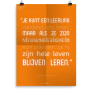 Prikkelende poster: Je kunt een leerling
