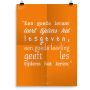 Prikkelende poster: Een goede leraar