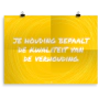 Prikkelende poster: Houding-Kwaliteit-Verhouding