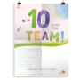 Prikkelende poster: Een 10 voor ons team