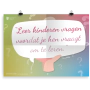 Prikkelende poster: Leer kinderen vragen