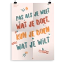 Prikkelende poster: Pas als je weet