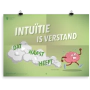 Prikkelende poster: Intuïtie is verstand dat haast heeft