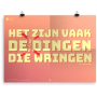 Prikkelende poster: De kleine dingen die wringen
